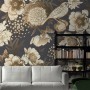 Peony Flowers with Bird Wallpaper Mural