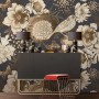 Peony Flowers with Bird Wallpaper Mural