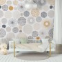 Fancy Abstract Circles Wallpaper Mural