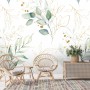 Eucalyptus Leaf Pattern Wallpaper Mural