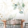Eucalyptus Leaf Pattern Wallpaper Mural