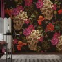Fancy Skull Pattern Wallpaper Mural