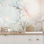 Soft Neutral Abstract Marble Art Wallpaper Mural