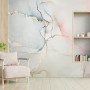 Soft Neutral Abstract Marble Art Wallpaper Mural