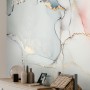 Soft Neutral Abstract Marble Art Wallpaper Mural