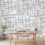 Minimalist Geometric Line Wallpaper Mural