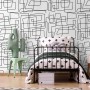 Minimalist Geometric Line Wallpaper Mural