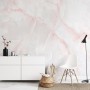 Abstract Pink Marble Stone Art Wallpaper Mural