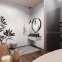 Abstract Pink Marble Stone Art Wallpaper Mural
