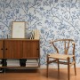 Monochrome Botanical Plants Chinoiserie Wallpaper Mural