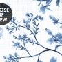 Monochrome Botanical Plants Chinoiserie Wallpaper Mural
