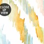 Watercolor Multicolor Chevron Ikat Design Art Wallpaper Mural
