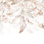 Boho Abstract Banana Leaf Art Wallpaper Mural