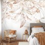 Boho Abstract Banana Leaf Art Wallpaper Mural