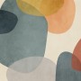 Abstract Geometric Shapes Paintbrush Art Wallpaper Mural