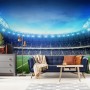 Football Sport Stadium Wallpaper Mural