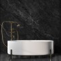 Dark Faux Marble Granite Slate Wallpaper Mural