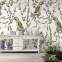 Parrot on Branches Wallpaper Mural