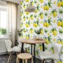 Lemon with Leaf Wallpaper Mural