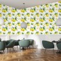 Lemon with Leaf Wallpaper Mural