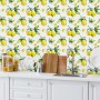 Lemon with Leaf Wallpaper Mural