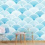 Seashell Pattern Wallpaper Mural for Nursery and Kids Room