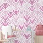 Seashell Pattern Wallpaper Mural for Nursery and Kids Room