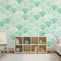 Seashell Pattern Wallpaper Mural for Nursery and Kids Room