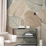 Vintage Leaf Wallpaper Mural