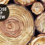 Stacked Wooden Stumps Wallpaper Mural