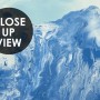 Acrylic Blue Mountain Landscape Wallpaper Mural