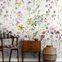 Watercolor Wildflower Wallpaper Mural