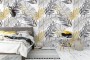 Tropical Golden Leaf Wallpaper Mural