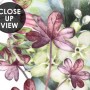 Wild Floral and Green Fresh Leaves Wallpaper Mural