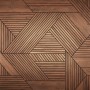 Geometric Wood Texture Effect Wallpaper Mural