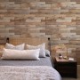 Reclaimed Wood Panel Look Wallpaper Mural