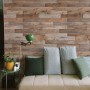 Reclaimed Wood Panel Look Wallpaper Mural