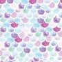 Colorful Mermaid Pattern Wallpaper Mural