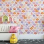 Colorful Mermaid Pattern Wallpaper Mural