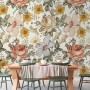 Kids Peony and Daisy Floral Wallpaper Mural