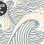 Watercolor Ocean Waves Wallpaper Mural