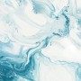 Marble Style Blue Brush Paint Art Wallpaper Mural