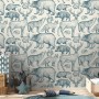 Nordic Animal Drawing for Kids Wallpaper Mural