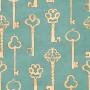Antique Keys Vintage Wallpaper Mural