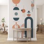 Geometric Arch with Shapes Wall Decal Sticker