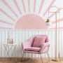 Soft Tones Sun Wall Decal Sticker