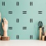 Geometric Black Line Wall Decal Sticker