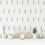 Geometric Gold Line Wall Decal Sticker