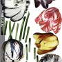 3D Dutch Floral Colorful Tulips Wall Decal Sticker