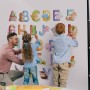 Watercolor Alphabet With Animals Wall Decal Sticker